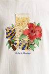T-shirt in cotone bianco uomo Drôle de monsieur - 5