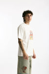 T-shirt in cotone bianco uomo Drôle de monsieur - 2