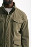 Field jacket in nylon stretch verde uomo Fay - 7