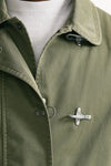 Giubbino in cotone twill lavato verde uomo Fay - 6