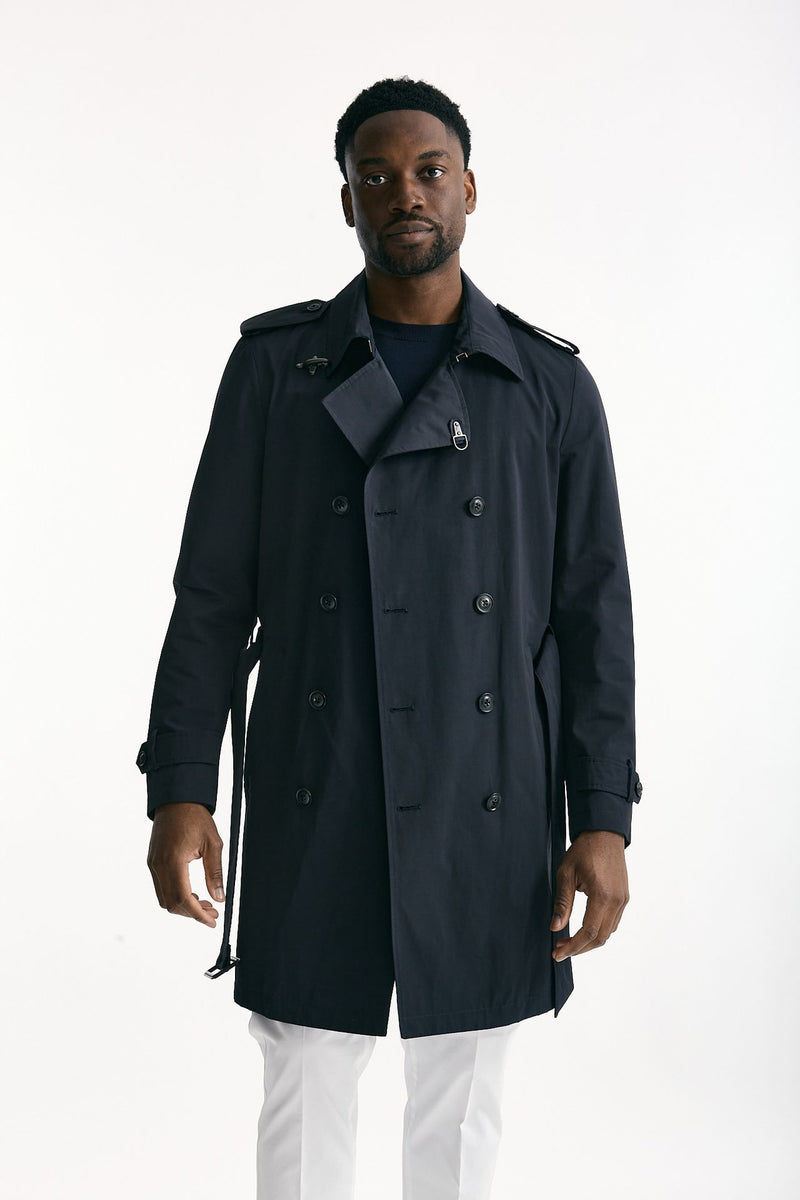 Trench FAY in nylon blu uomo Fay - 2