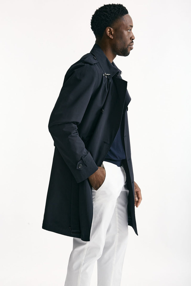 Trench FAY in nylon blu uomo Fay - 1