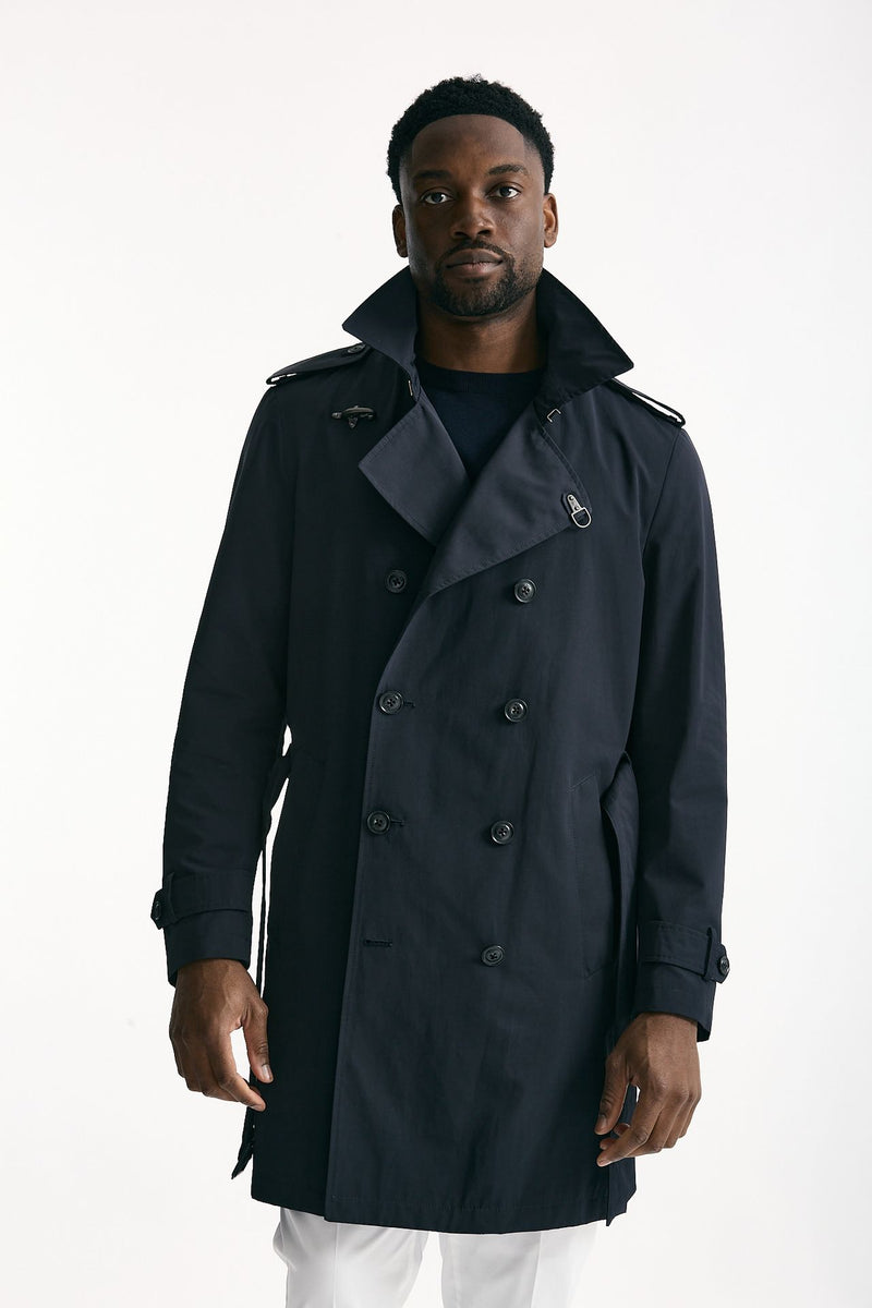 Trench FAY in nylon blu uomo Fay - 5