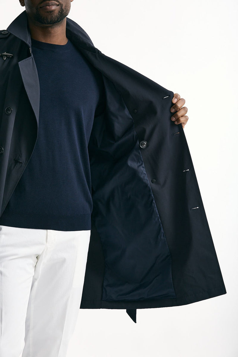 Trench FAY in nylon blu uomo Fay - 9