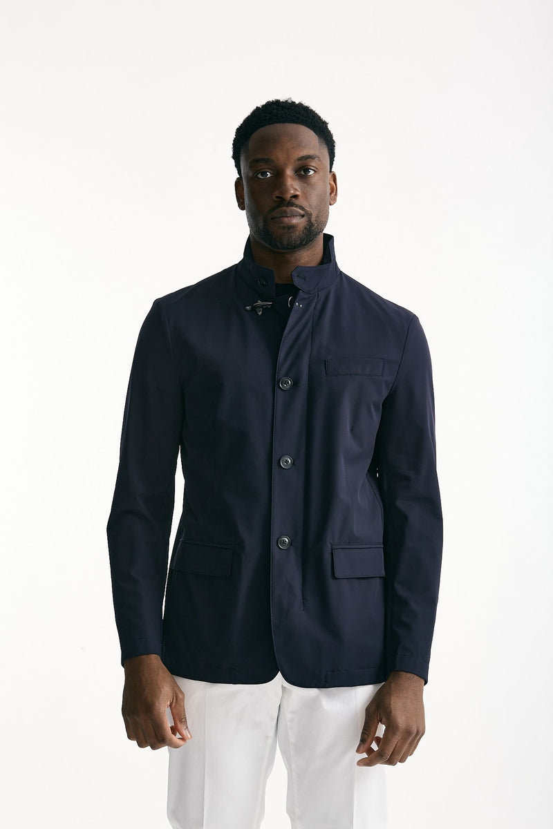 Giacca in nylon stretch blu uomo Fay - 6
