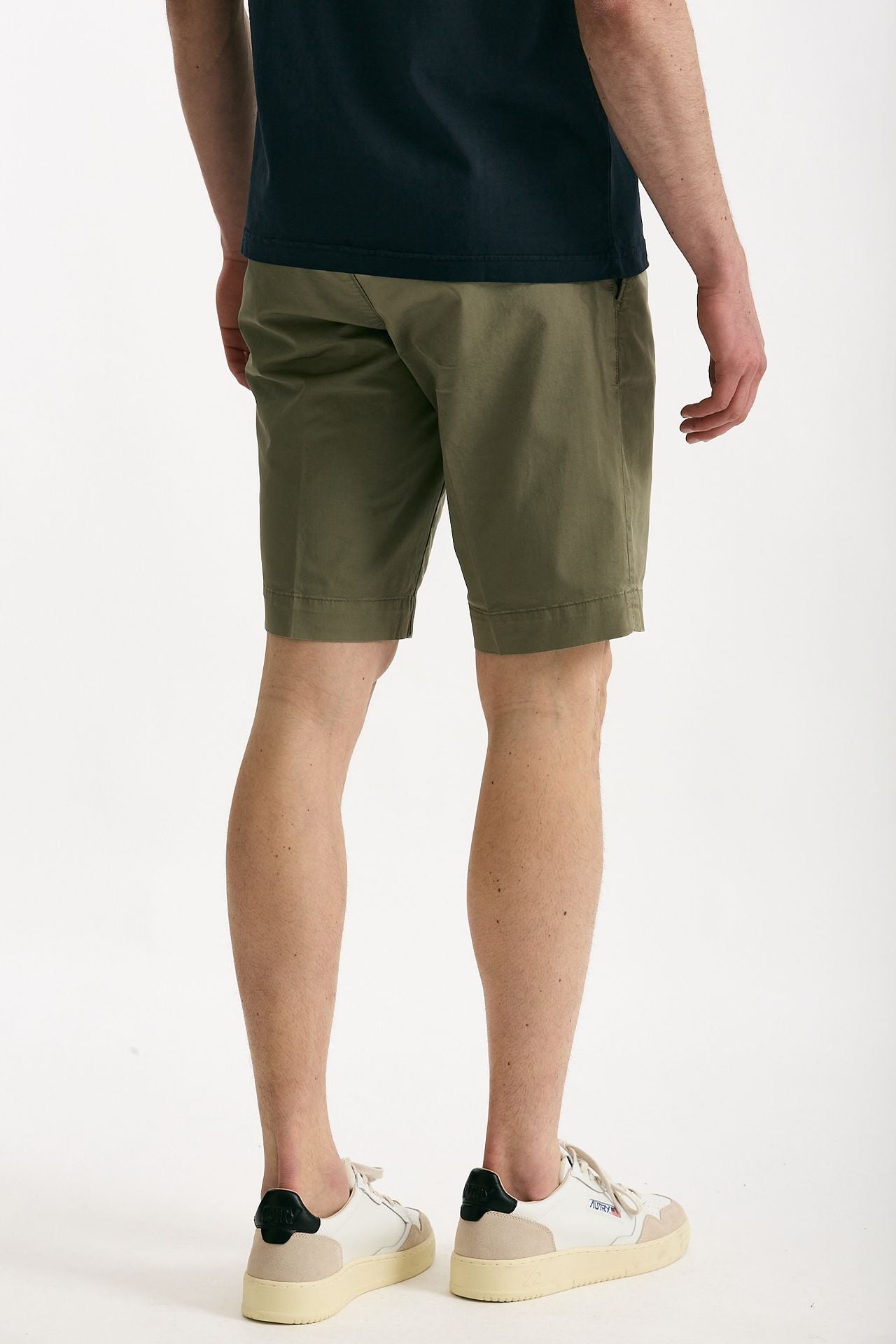 Bermuda  in cotone stretch verde uomo Fay - 3