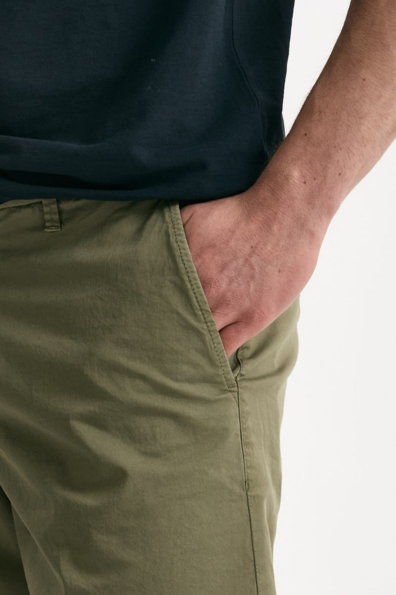 Bermuda  in cotone stretch verde uomo Fay - 6