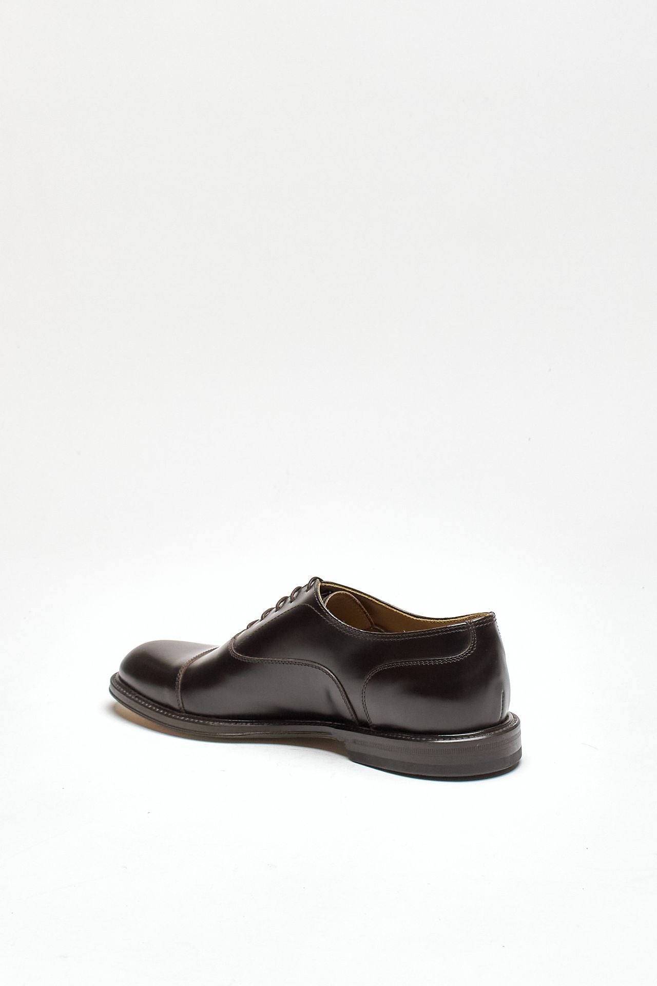 Scarpe oxford 5023-2979 in pelle ebano uomo Green george - 3