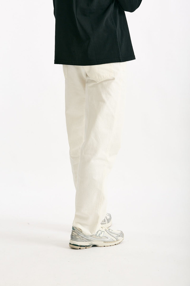 Jeans YVES stone washed bianco uomo Grifoni - 3