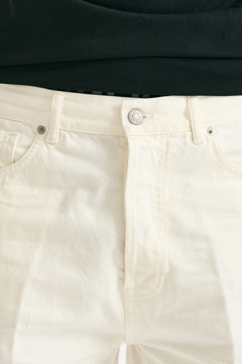 Jeans YVES stone washed bianco uomo Grifoni - 5