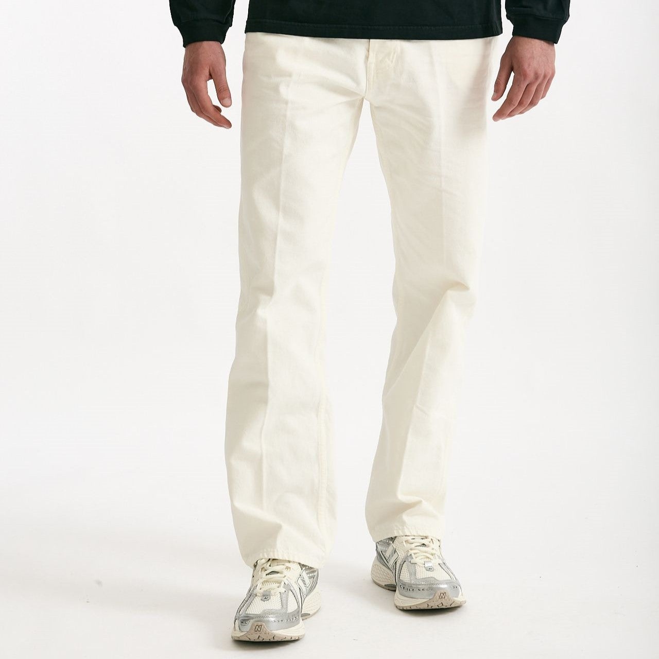 Jeans YVES stone washed bianco uomo Grifoni - 8