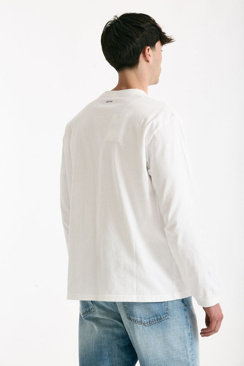 T-shirt in cotone bianco uomo Grifoni - 3
