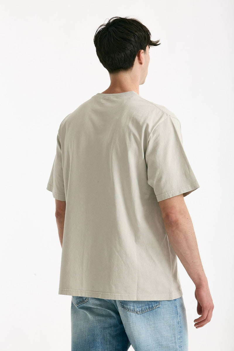 T-shirt in cotone “doppio” beige uomo Grifoni - 3