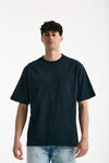 T-shirt in cotone “doppio” blu uomo Grifoni - 1