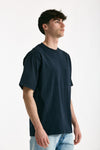 T-shirt in cotone “doppio” blu uomo Grifoni - 2