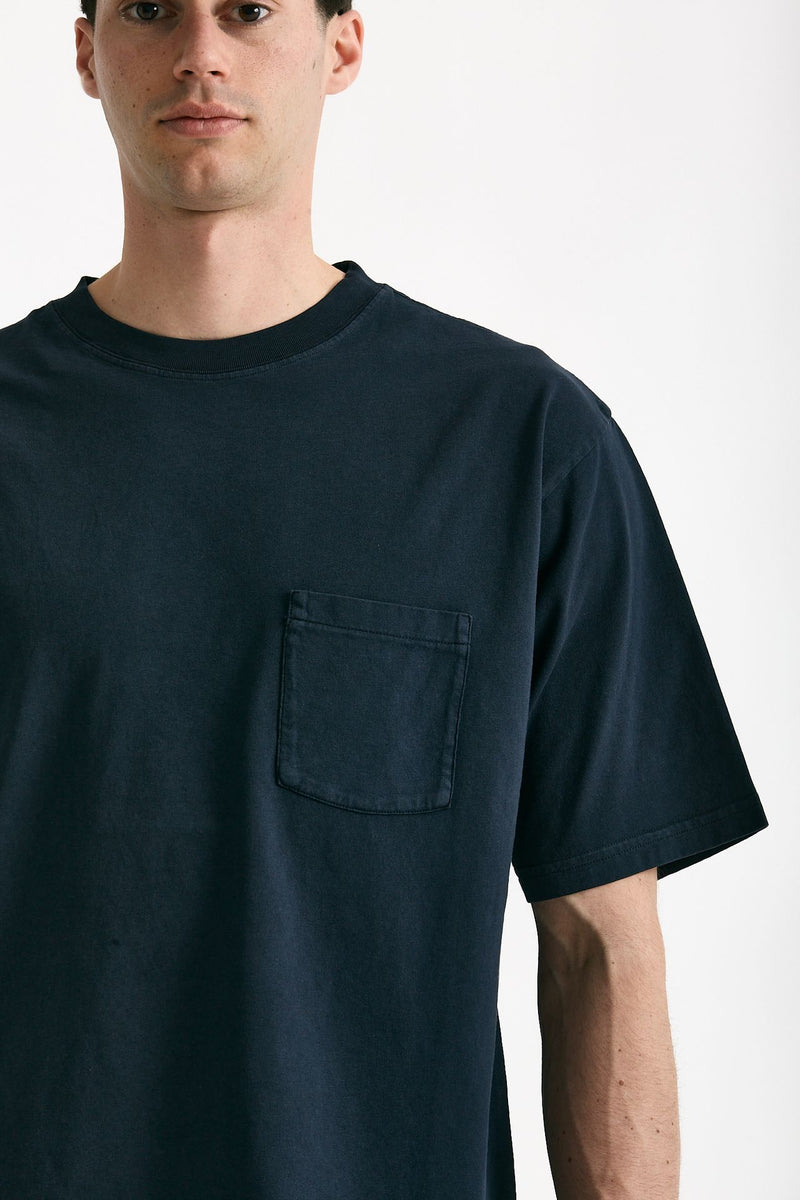 T-shirt in cotone “doppio” blu uomo Grifoni - 5