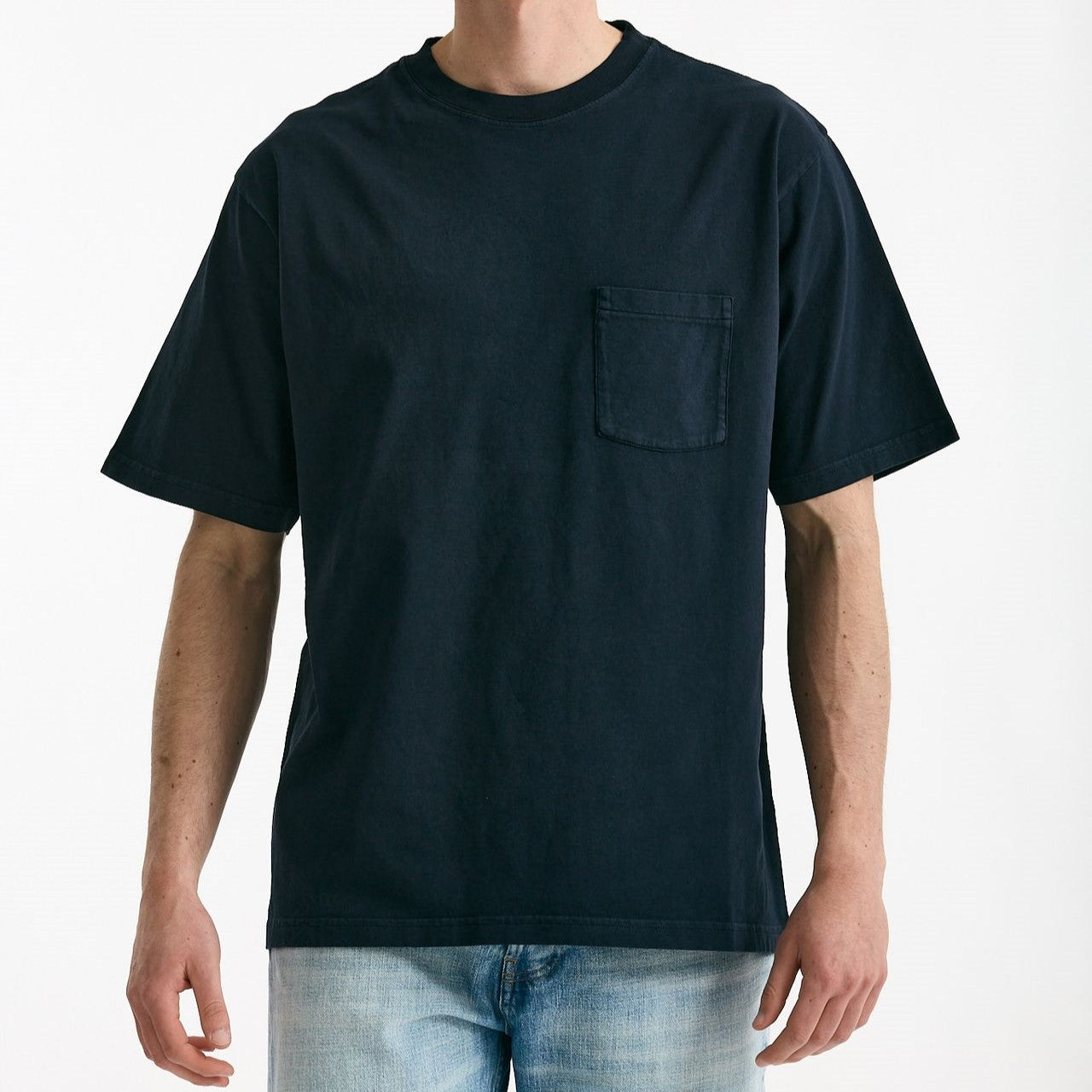 T-shirt in cotone “doppio” blu uomo Grifoni - 6