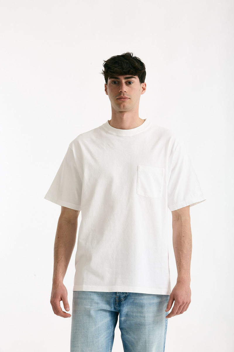 T-shirt in cotone “doppio” bianco uomo Grifoni - 1