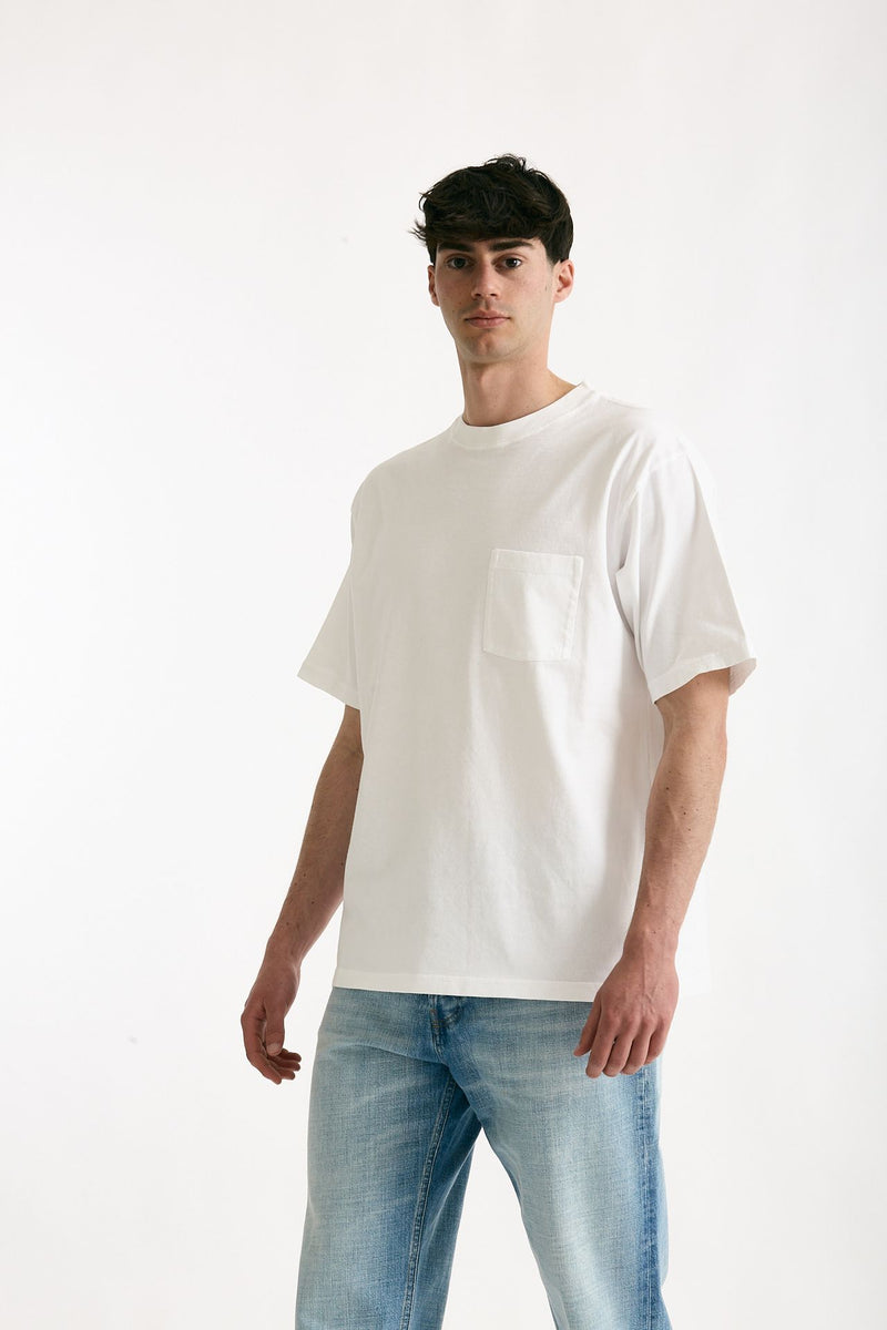 T-shirt in cotone “doppio” bianco uomo Grifoni - 5