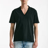 T-shirt Scollo a V nero uomo Grifoni - 6