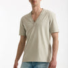 T-shirt Scollo a V beige uomo Grifoni - 7