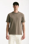 T-shirt Girocollo in cotone tortora uomo Grifoni - 2