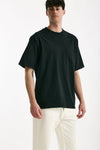 T-shirt in cotone “doppio” nero uomo Grifoni - 1