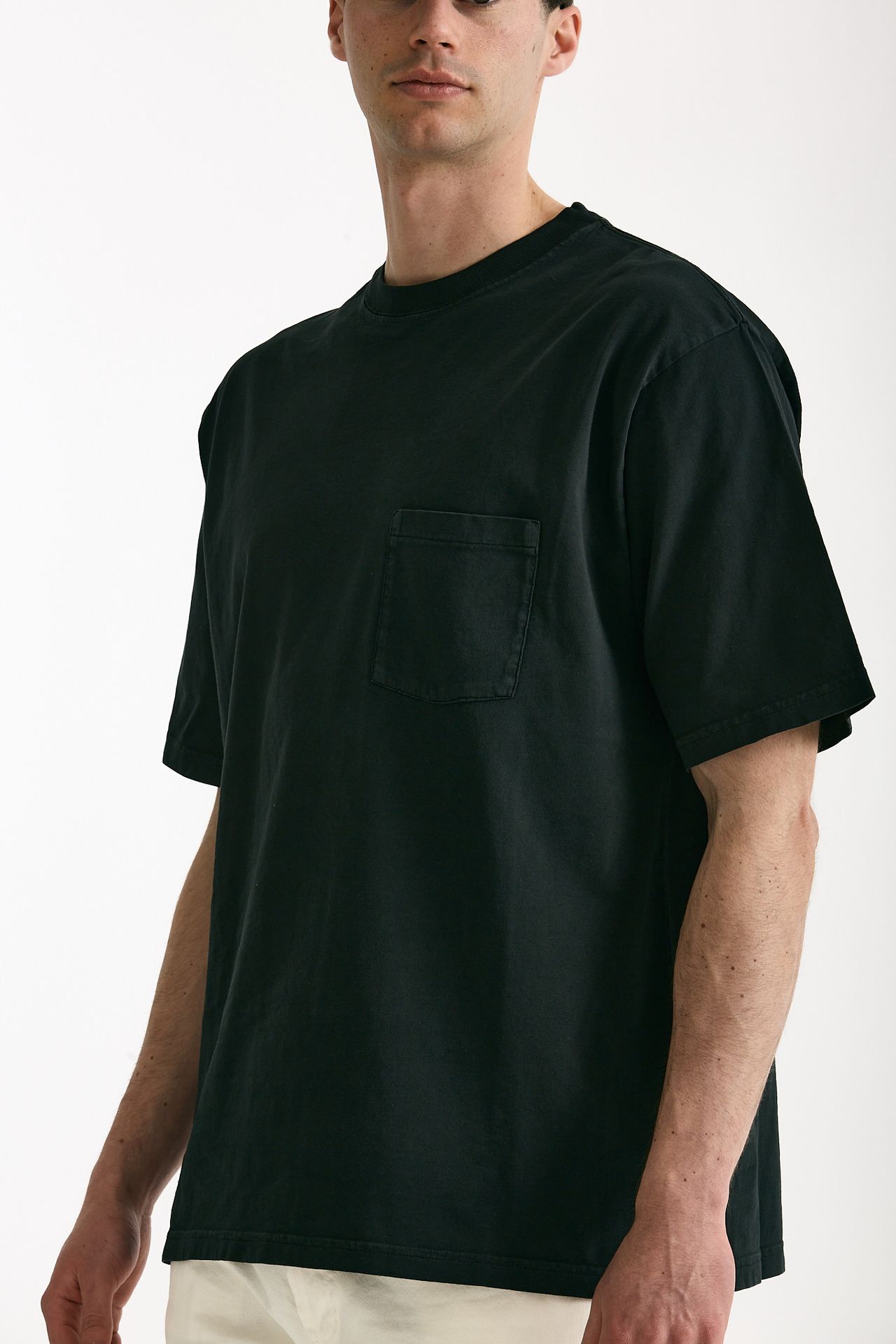 T-shirt in cotone “doppio” nero uomo Grifoni - 5