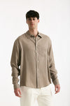 Camicia in cupro cammello uomo Grifoni - 3