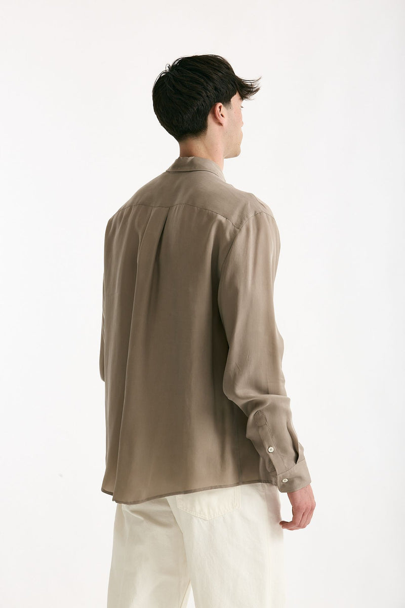 Camicia in cupro cammello uomo Grifoni - 4