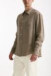 Camicia in cupro cammello uomo Grifoni - 1