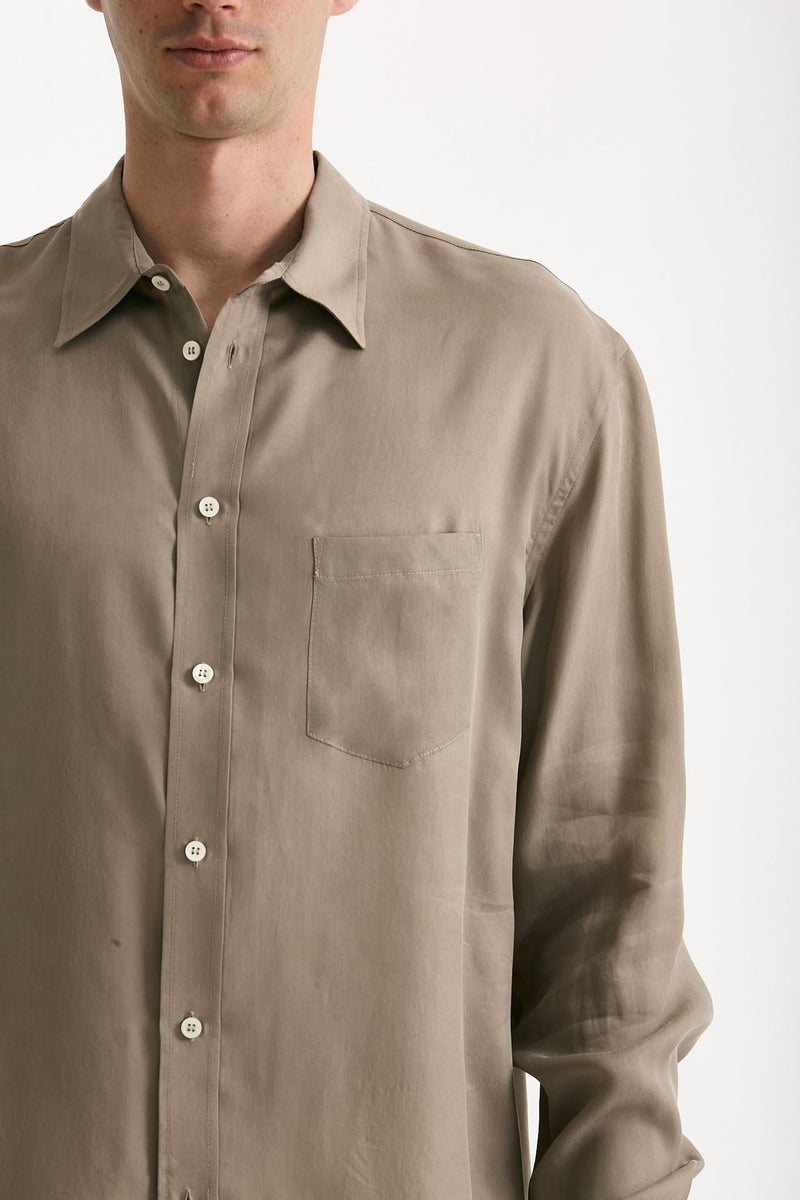 Camicia in cupro cammello uomo Grifoni - 5
