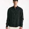 Camicia in cupro nero uomo Grifoni - 6