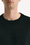 Maglia in lino nero uomo Grifoni - 5
