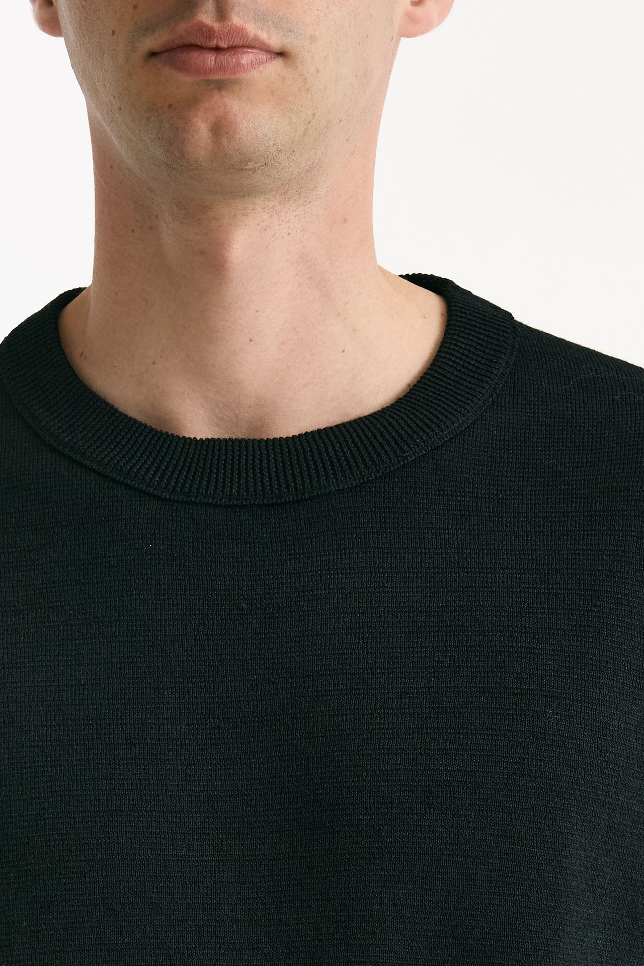Maglia in lino nero uomo Grifoni - 5