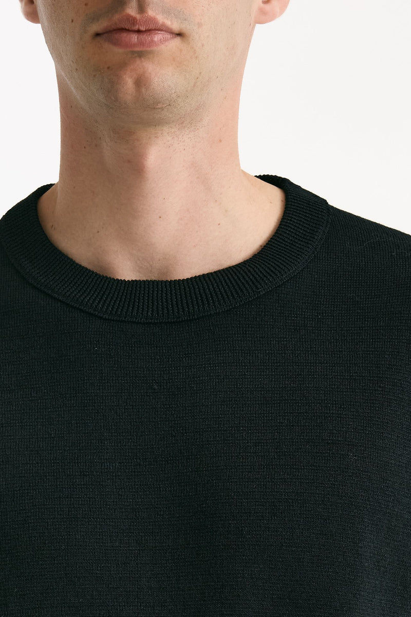 Maglia in lino nero uomo Grifoni - 5