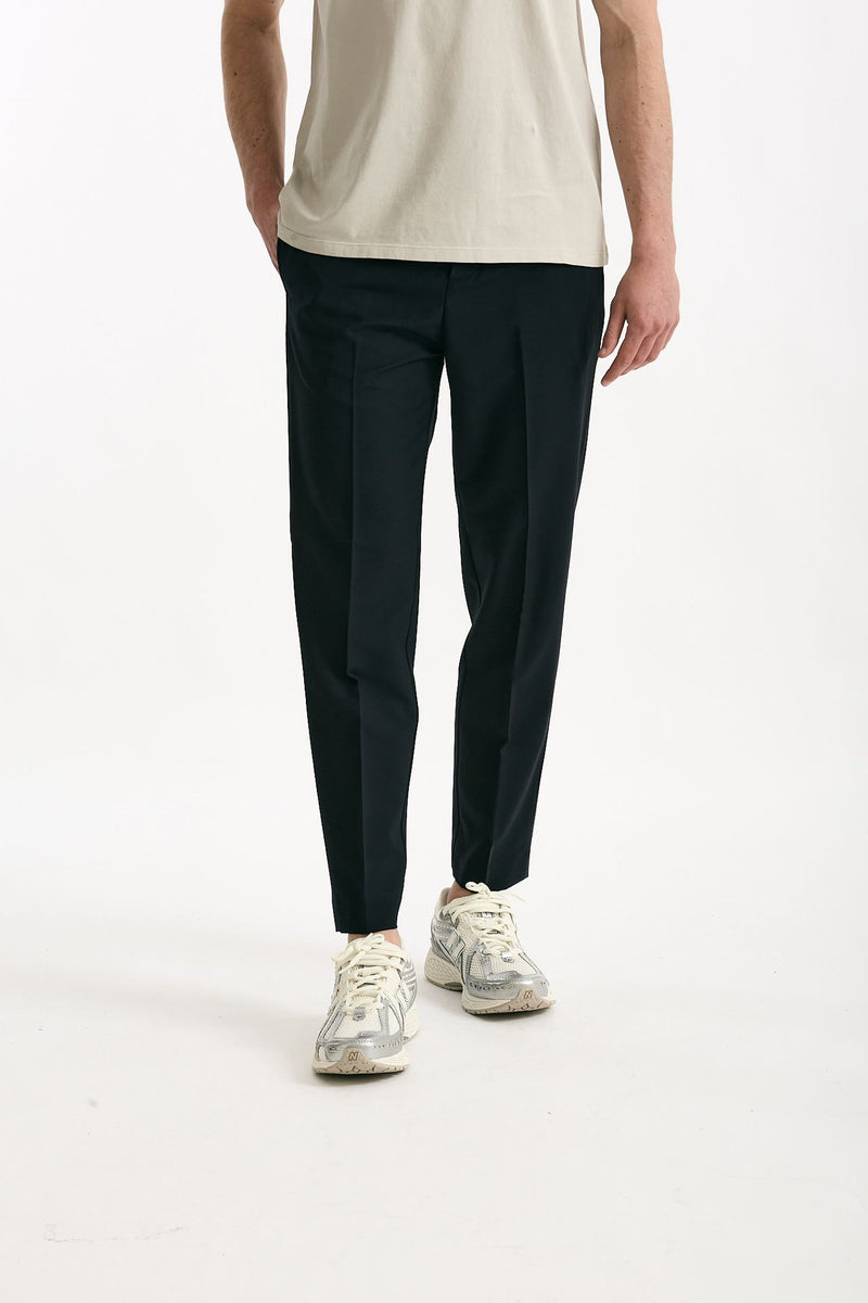 Pantalone in lana ferma blu uomo Grifoni - 1