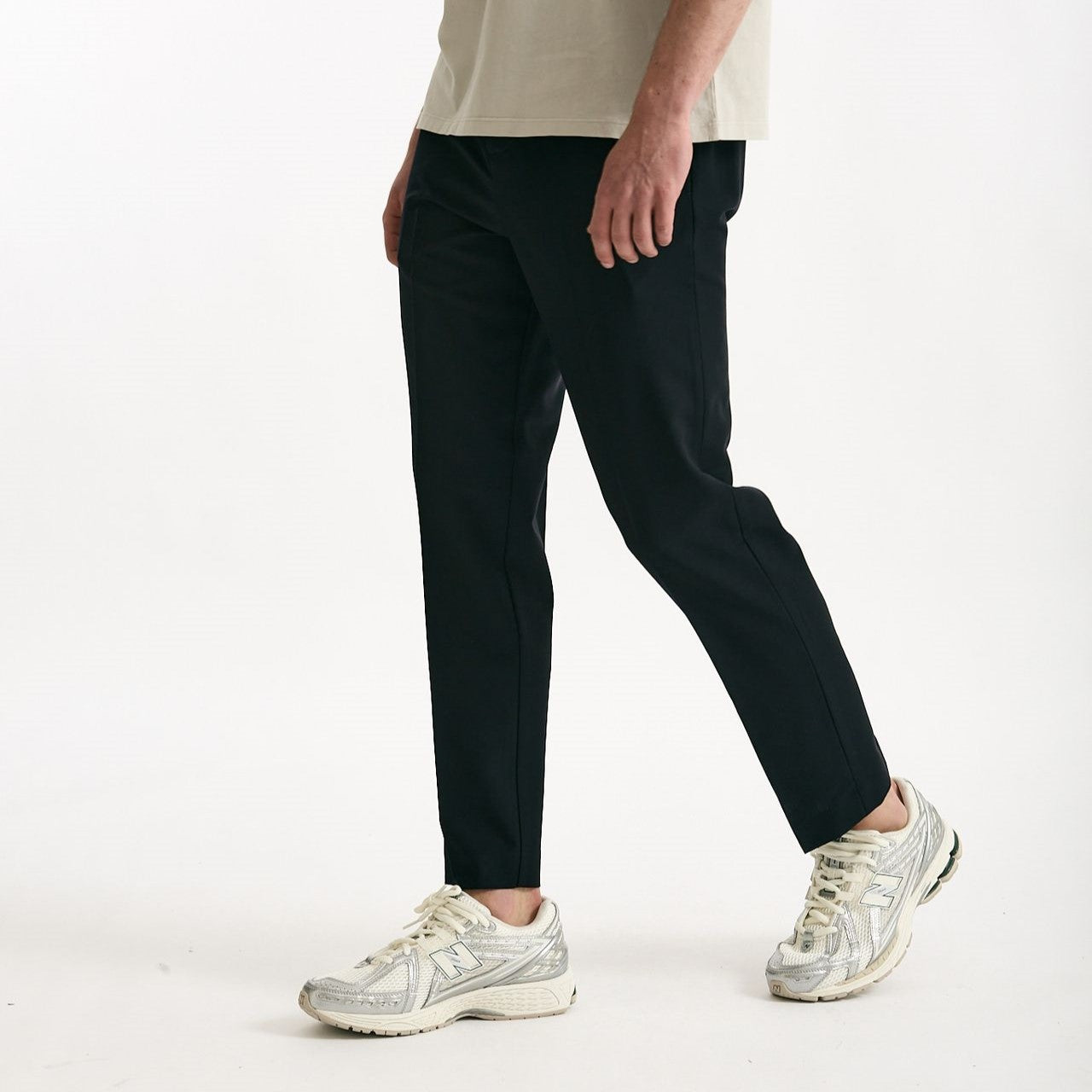 Pantalone in lana ferma blu uomo Grifoni - 8