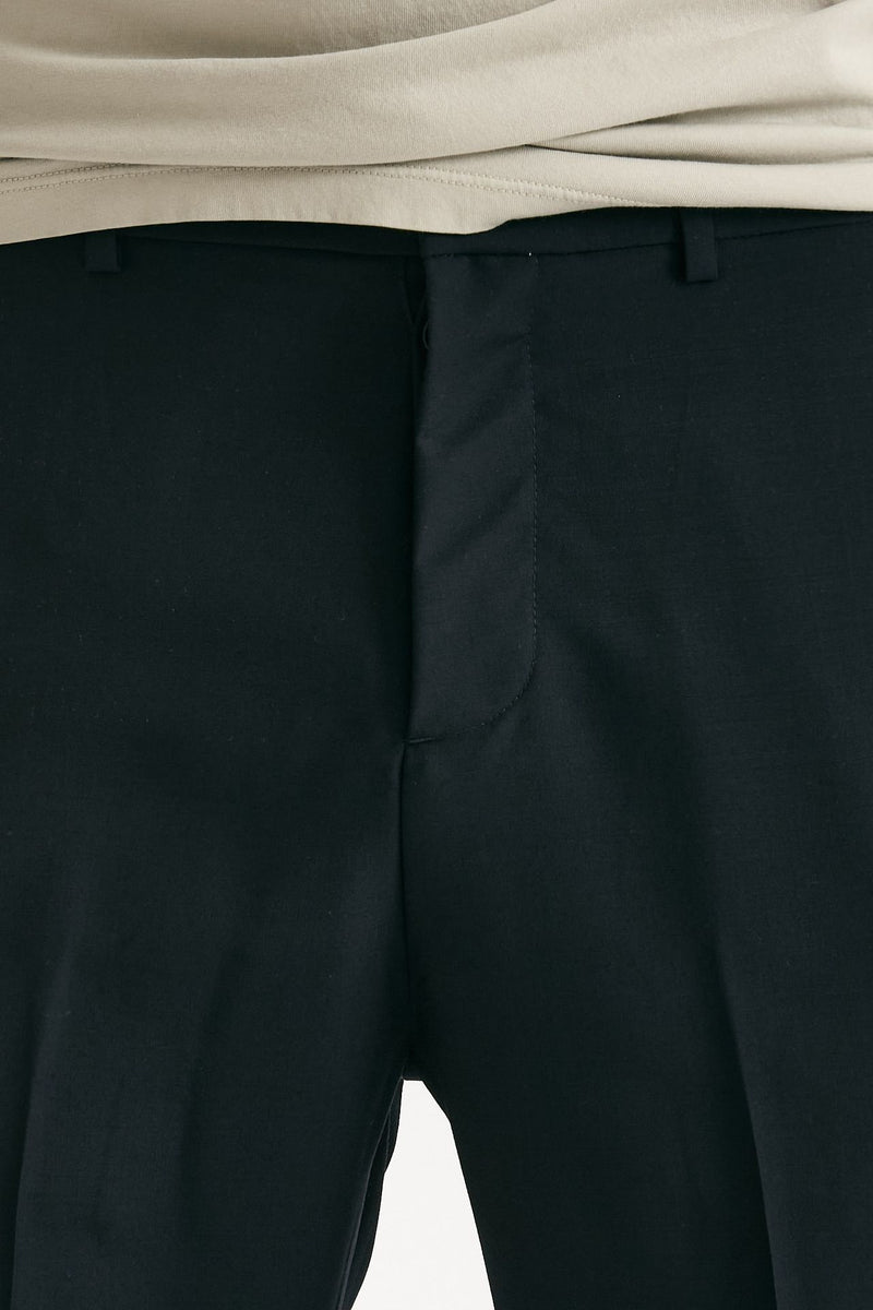 Pantalone in lana ferma blu uomo Grifoni - 5