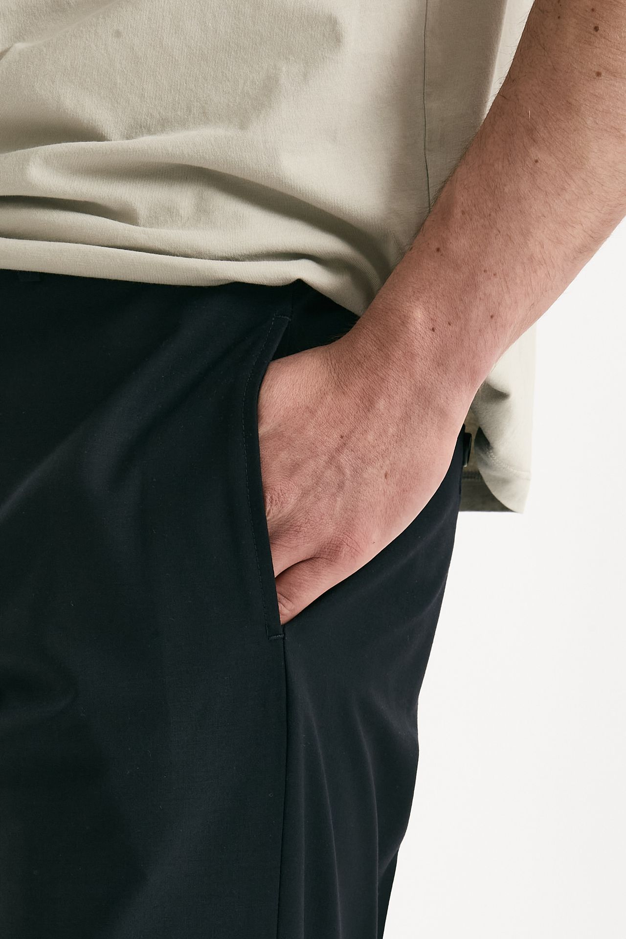 Pantalone in lana ferma blu uomo Grifoni - 6