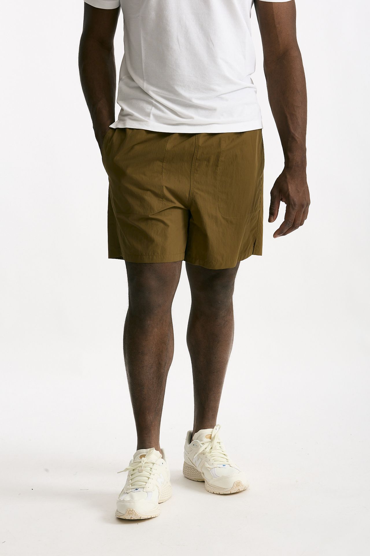 Bermuda in cotone e nylon cammello uomo Grifoni - 2