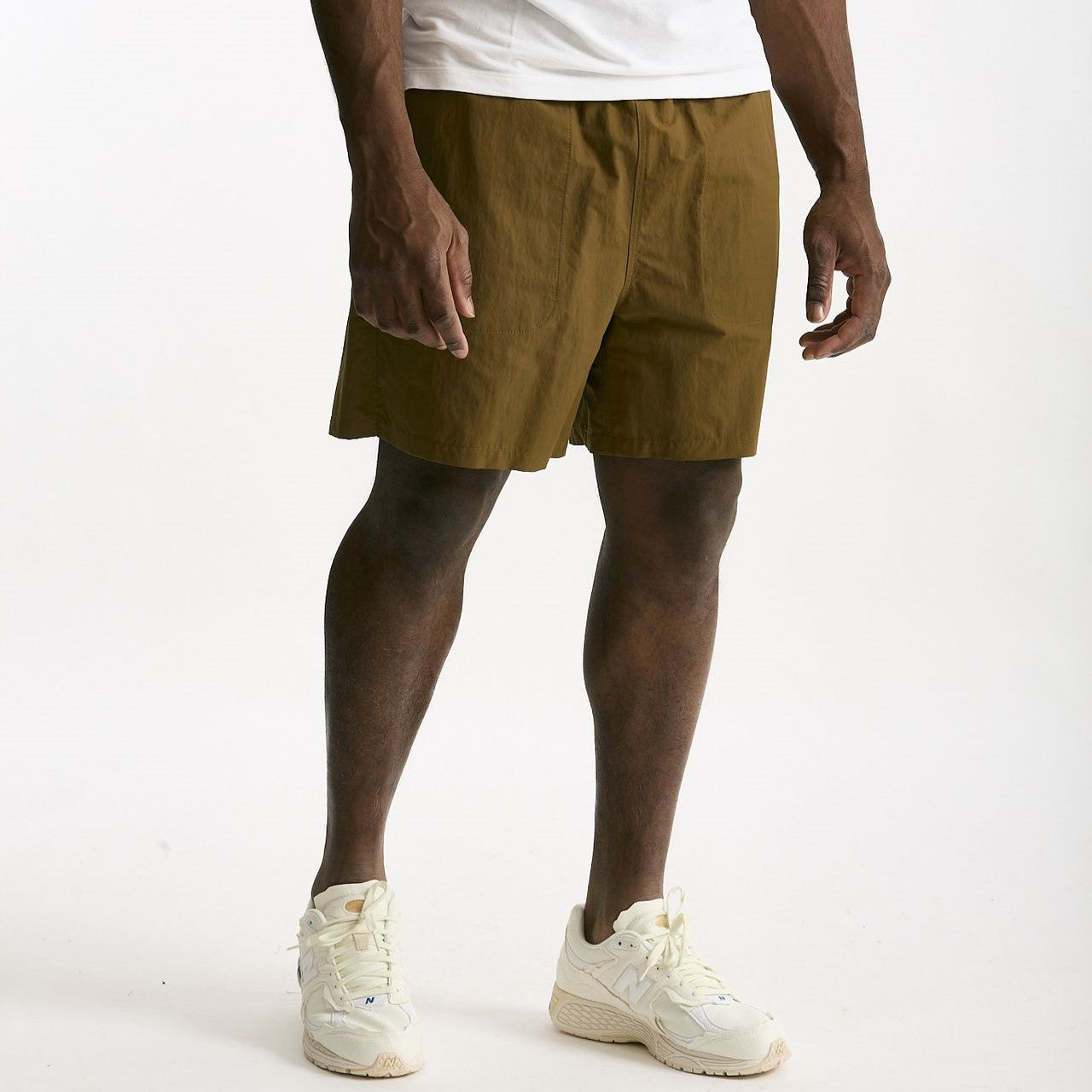 Bermuda in cotone e nylon cammello uomo Grifoni - 8