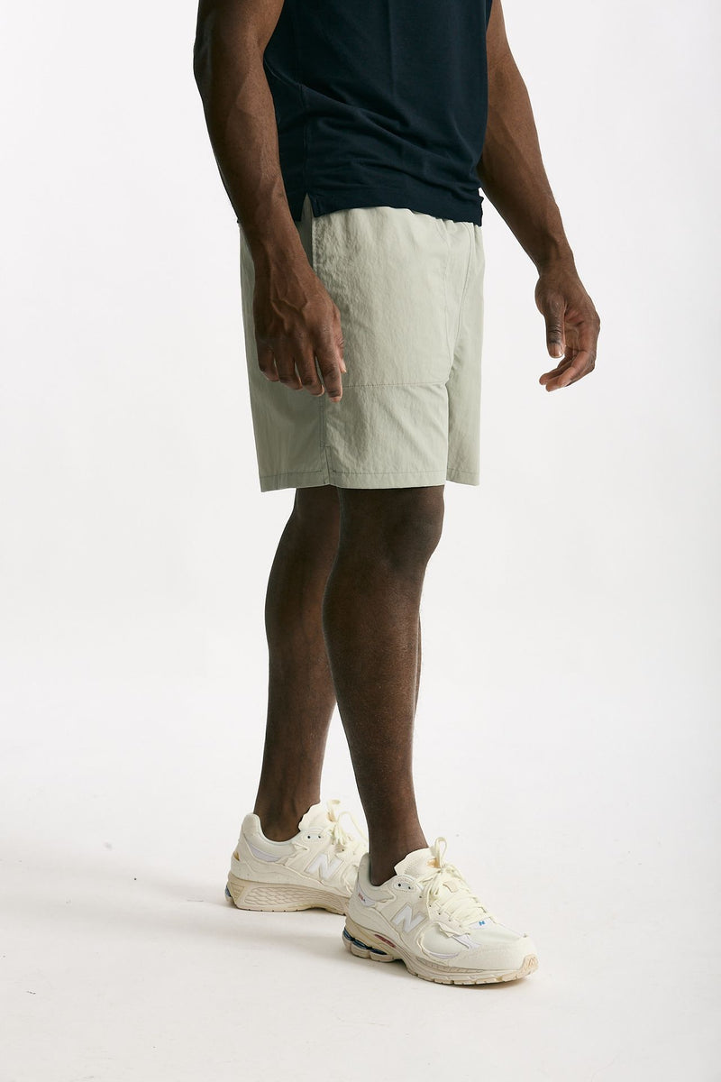 Bermuda in cotone e nylon grigio polvere uomo Grifoni - 1