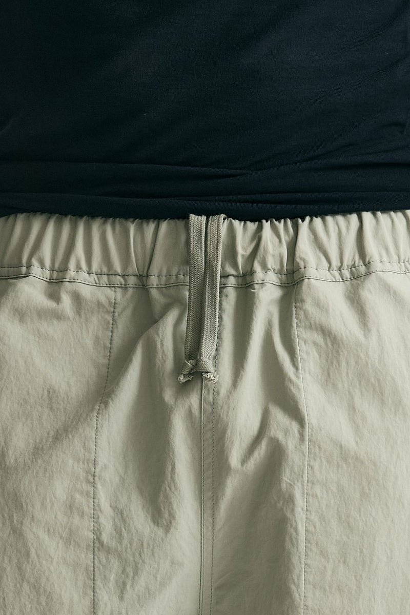 Bermuda in cotone e nylon grigio polvere uomo Grifoni - 5