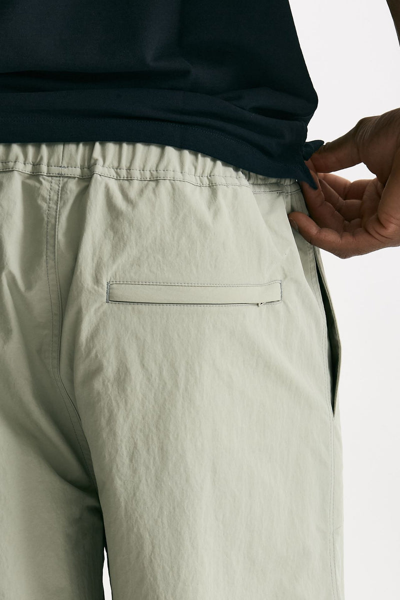 Bermuda in cotone e nylon grigio polvere uomo Grifoni - 7
