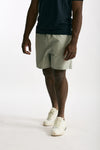 Bermuda in cotone e nylon grigio polvere uomo Grifoni - 2