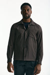 Giubbino camicia in nylon marrone uomo Herno - 5