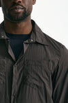 Giubbino camicia in nylon marrone uomo Herno - 6