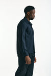 Giubbino camicia in nylon blu uomo Herno - 4