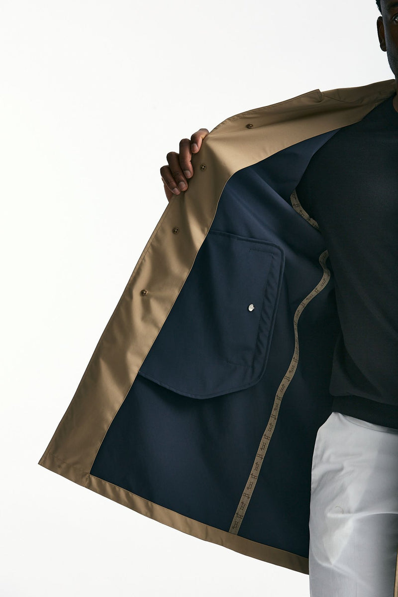 Soprabito in cotone beige uomo Herno - 7